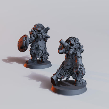 Naval Heretic Warband - Diceverse - 19x Grimdark Miniatures - 3D printed Grimdark Miniature
