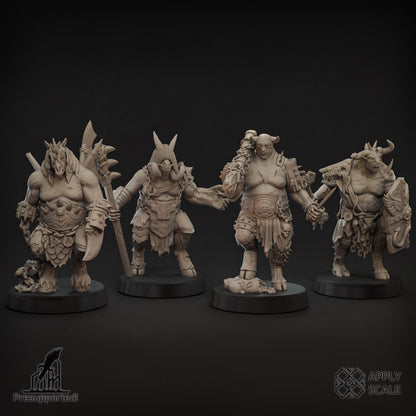 The Court warband by ApplyScale - 15pcs Grimdark Miniatures - 3D printed Grimdark Miniature