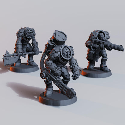 The Braindead Warband by Diceverse - 17x Grimdark miniature - 3D printed Grimdark Miniature