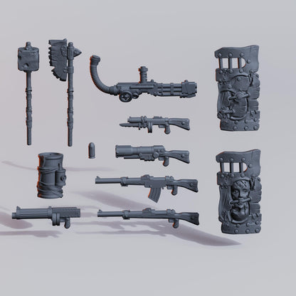 The Braindead Warband by Diceverse - 17x Grimdark miniature - 3D printed Grimdark Miniature
