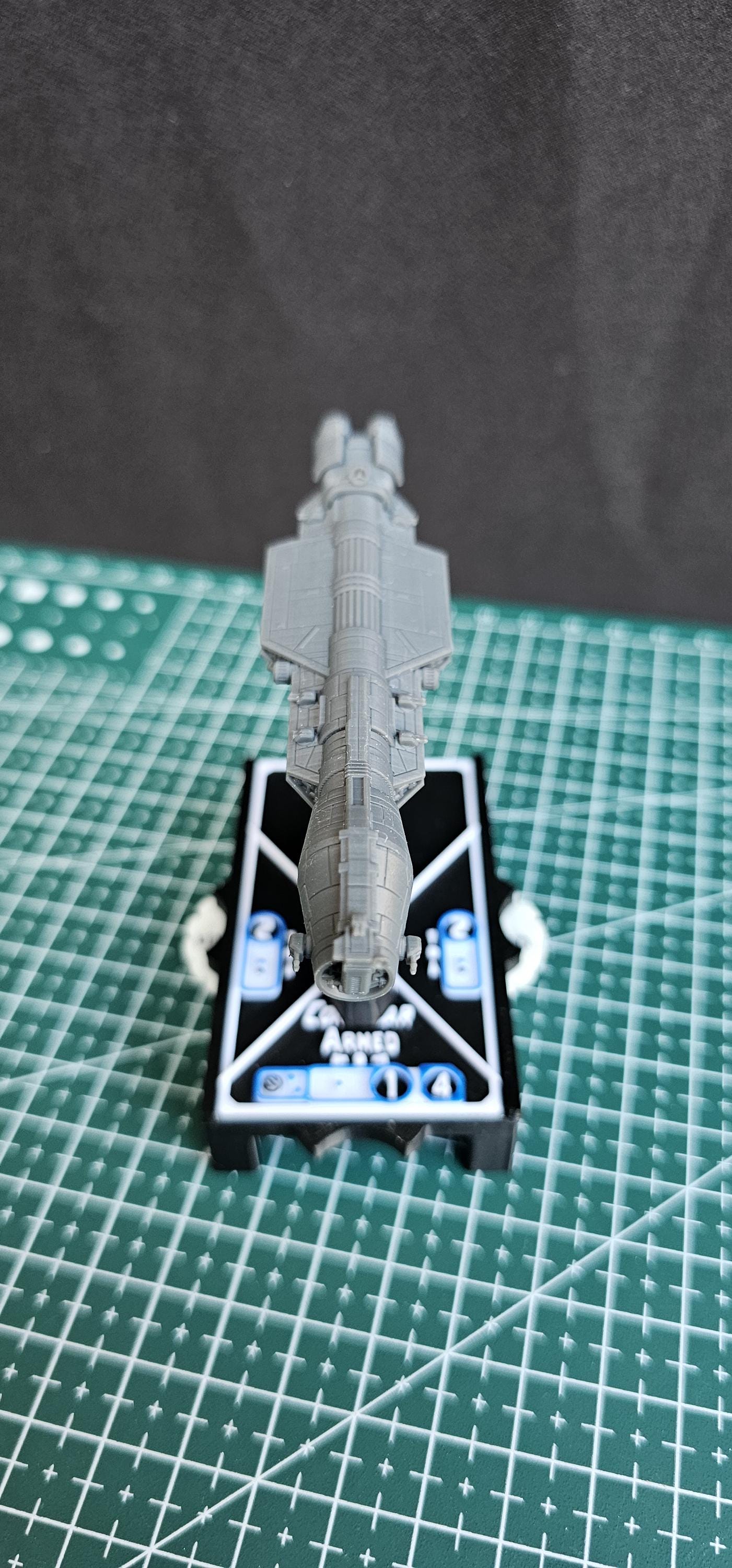 Star Wars Armada Republic Corellian CD-710 Heavy Destroyer – Length:128mm High-Detail 3D Printed Model