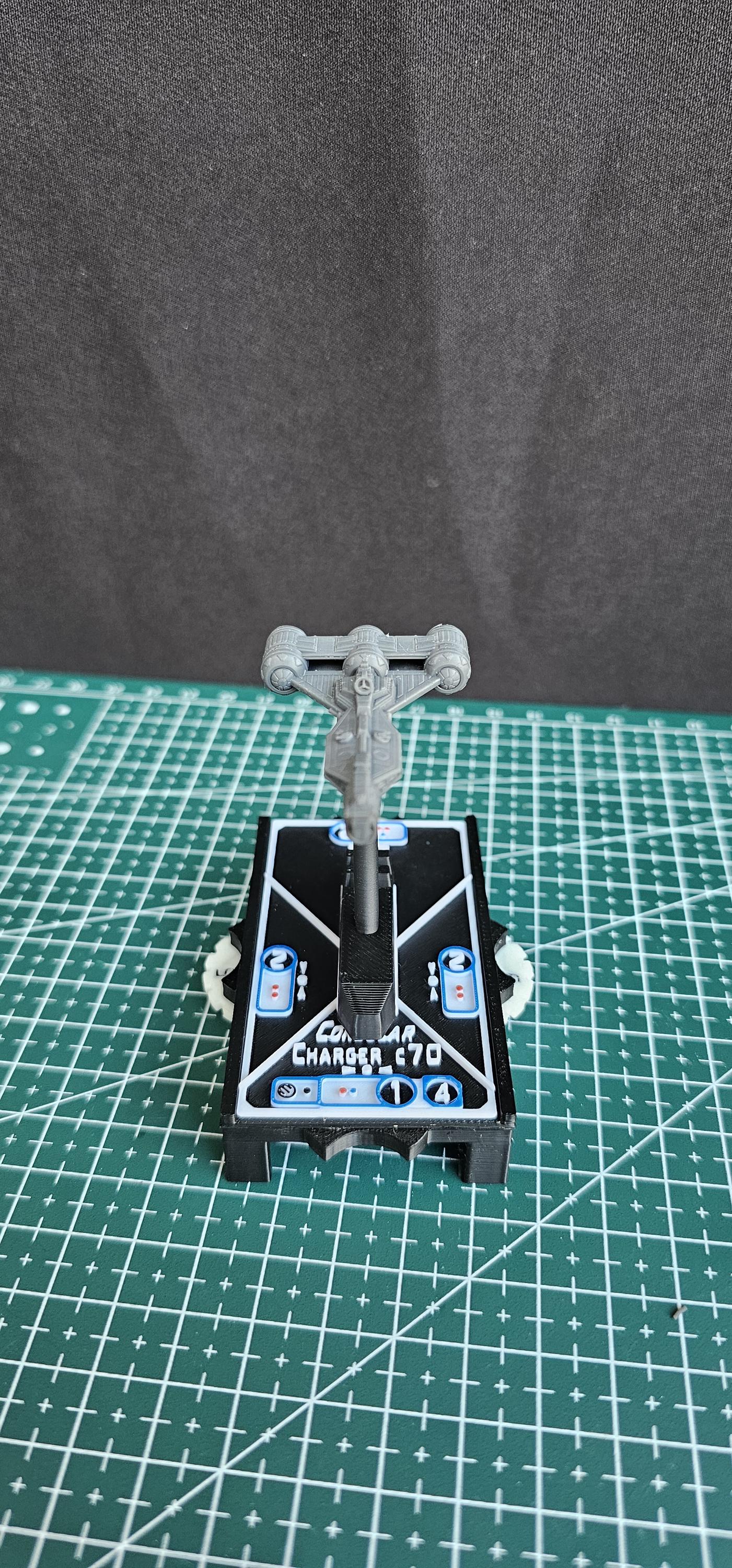 Star Wars Armada Republic Consular C70-charger – Length:54mm High-Detail 3D Printed Model