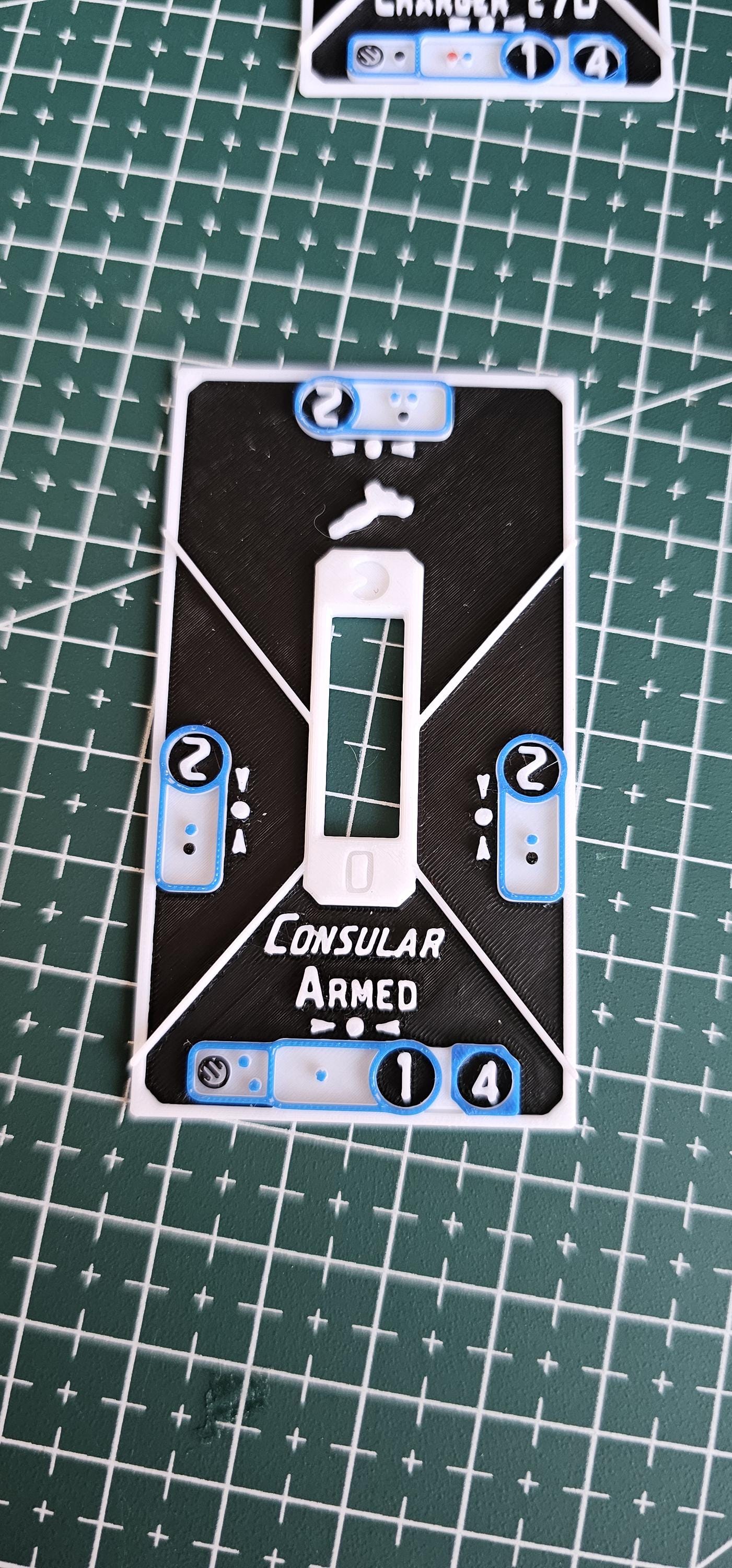 Star Wars Armada Republic Consular C70-charger – Length:54mm High-Detail 3D Printed Model