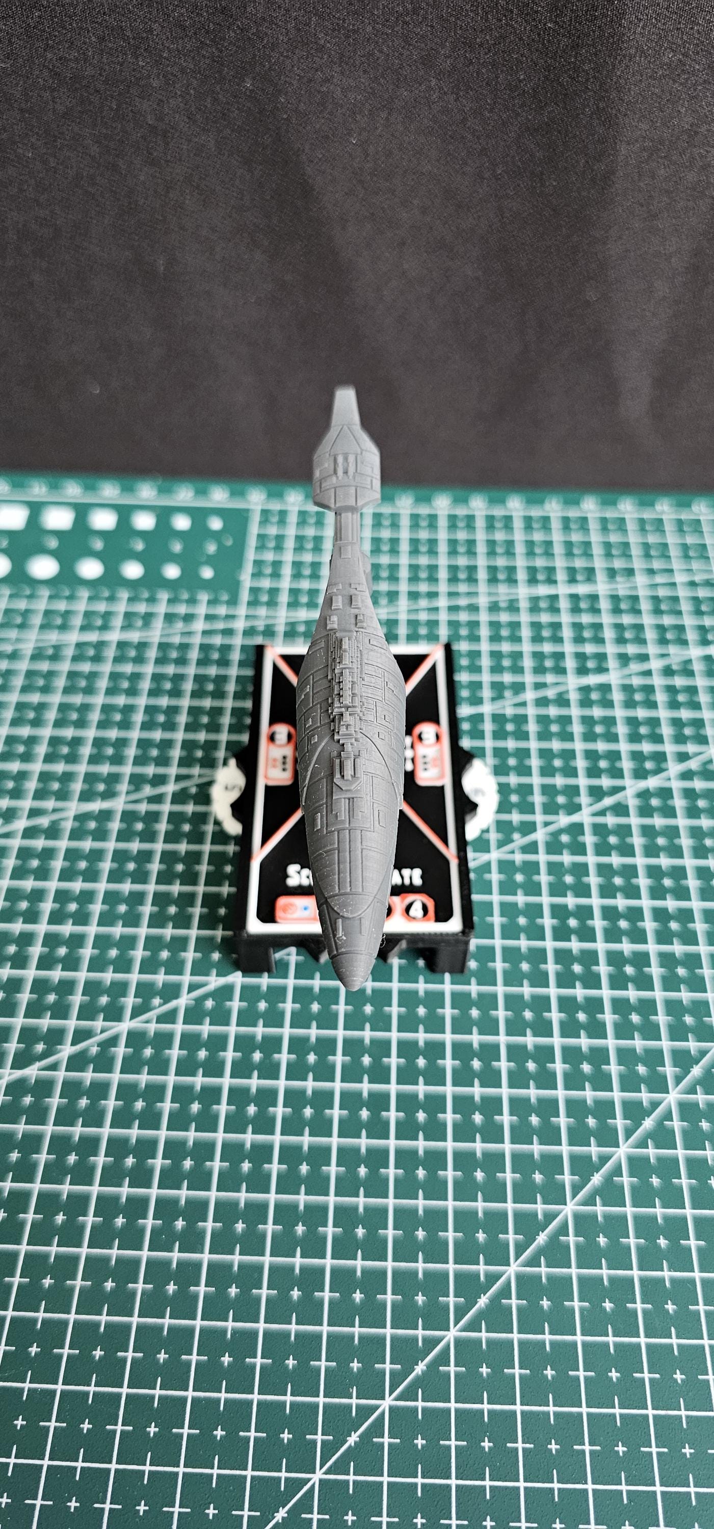 Star Wars Armada Rebel MC30c Frigate – Length:111mm High-Detail 3D Printed Model