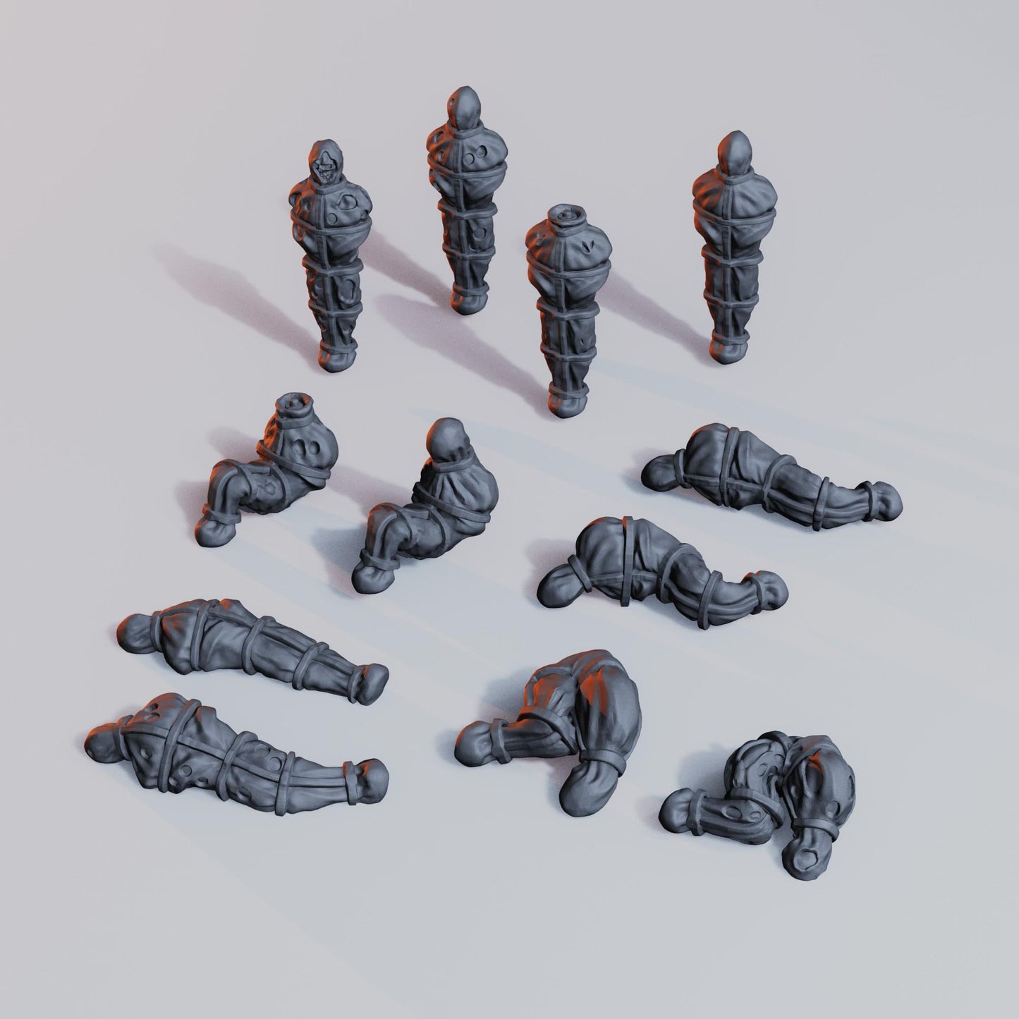Trench Warfare Corpses Terrain 32mm  -  Grimdark Trench Scenery  Tabletop Wargaming Centerpiece