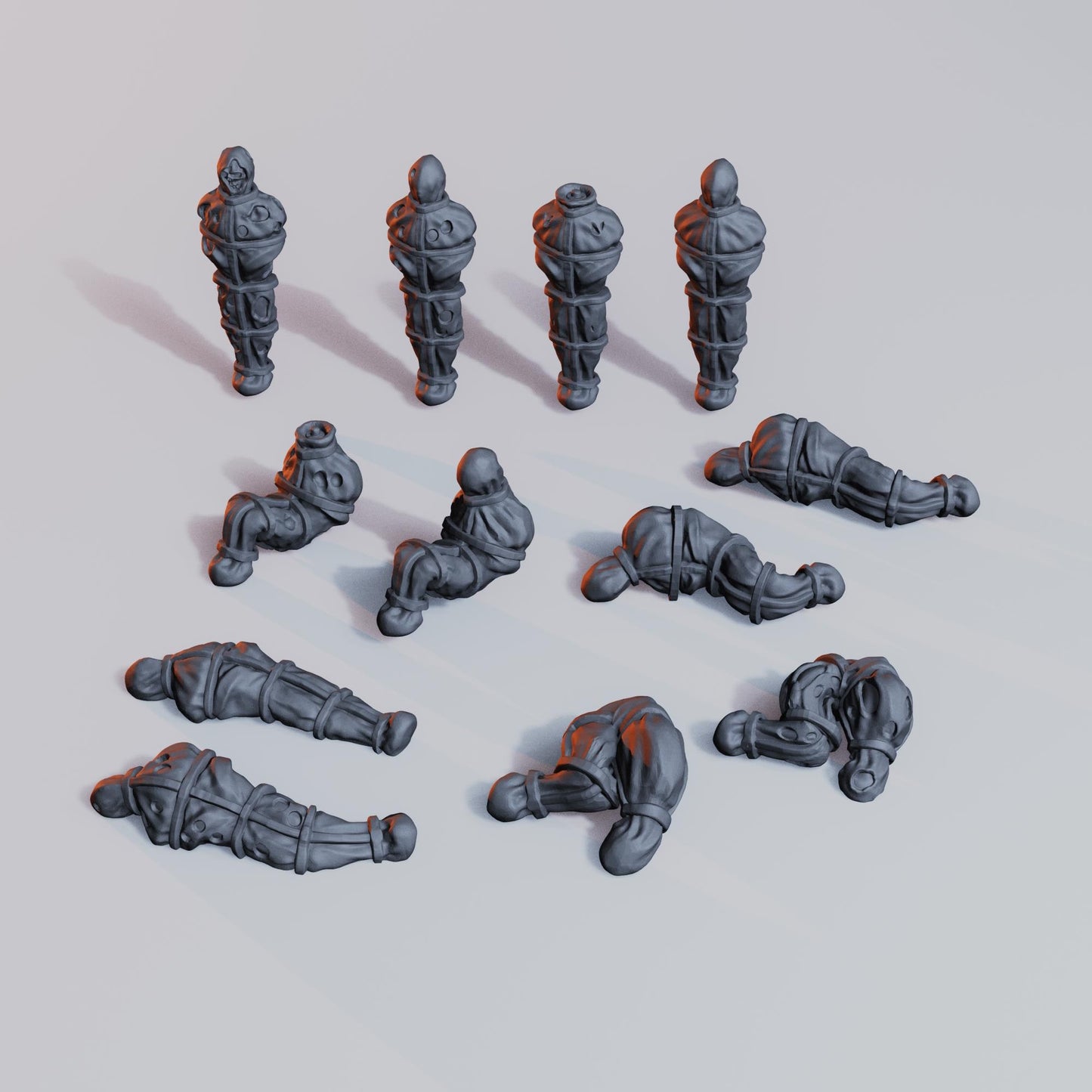 Trench Warfare Corpses Terrain 32mm  -  Grimdark Trench Scenery  Tabletop Wargaming Centerpiece