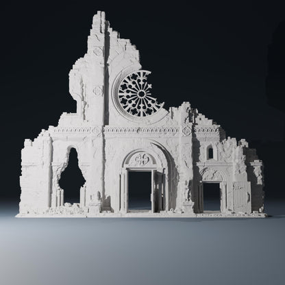 Temple ruins - Gate of the Church  28mm 32mm Wargaming Scenery  Tabletop Terrain - Diorama - Wargame peace