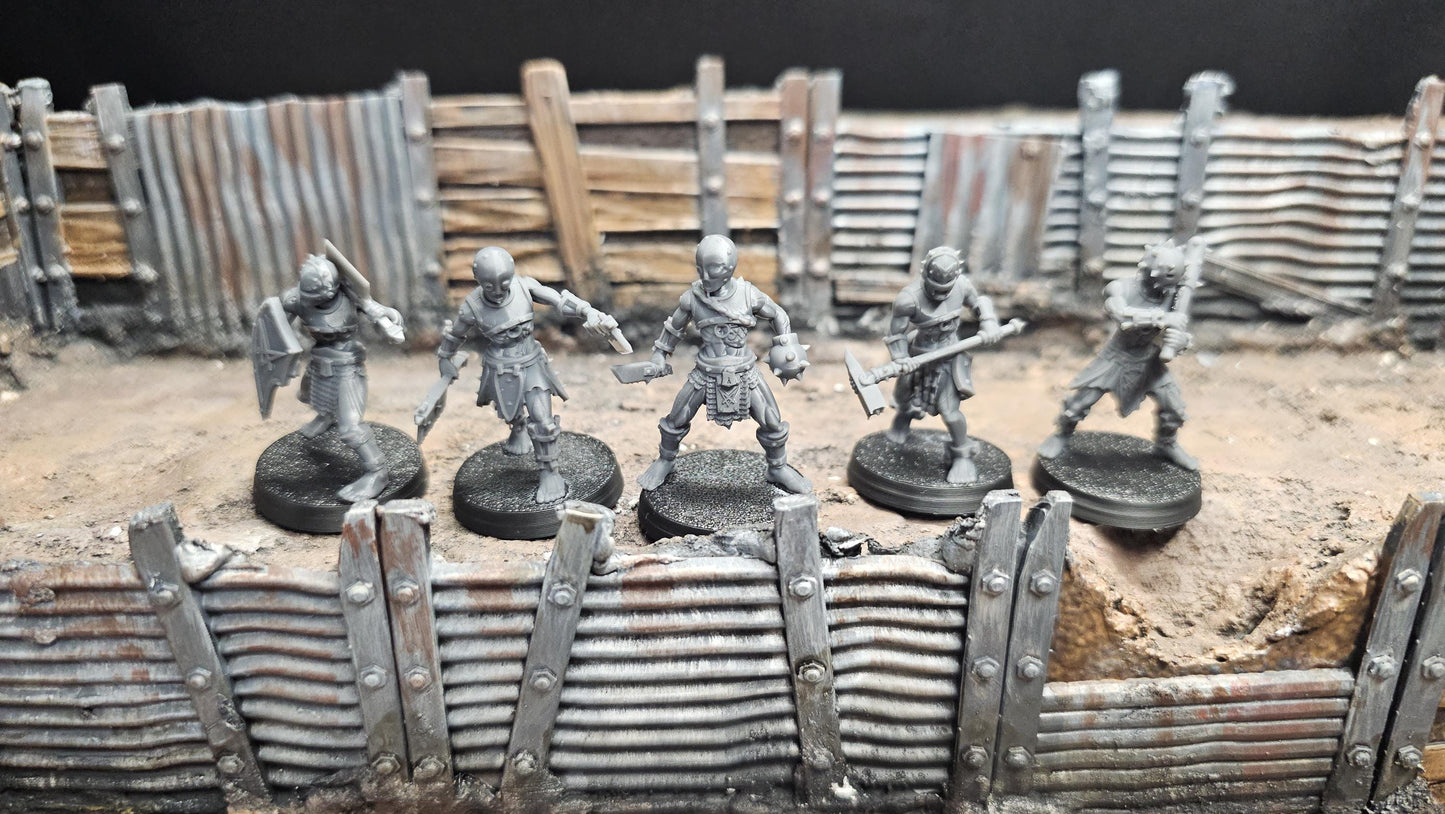 The Bloodwalkers Warband - 20x Grimdark Miniatures - 3D printed Grimdark Miniature