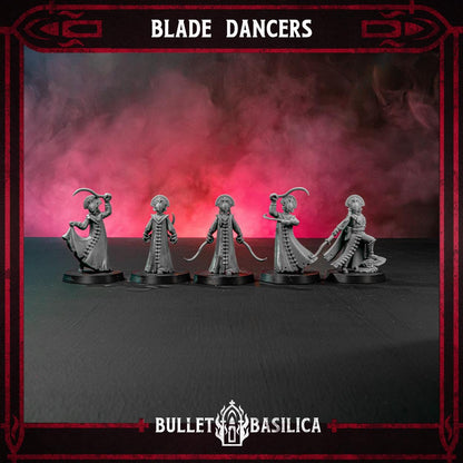 Crimson Hussars - Blade Dancers - 3D printed Grimdark Miniature