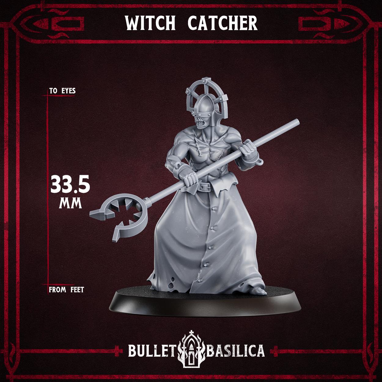 Crimson Hussars - Witch Catcher - Grimdark Miniatures - 32mm Wargaming - Tabletop Miniature