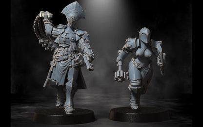Pilgrims, 2nd March warband - 16x Grimdark Miniatures