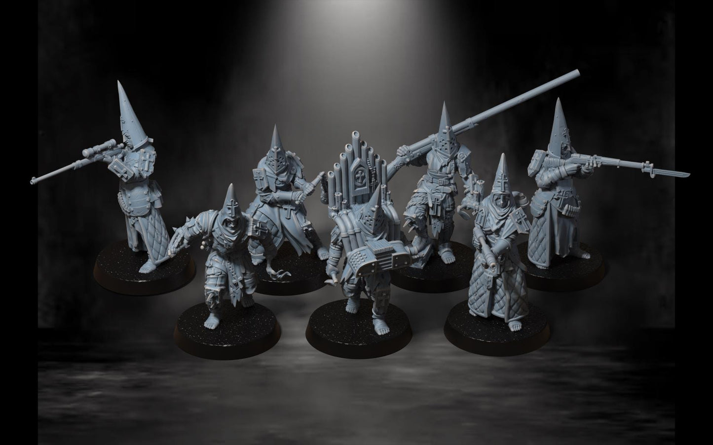 Pilgrims, 2nd March warband - 16x Grimdark Miniatures