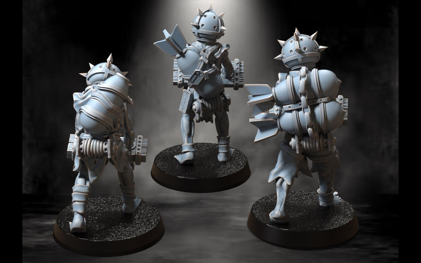 Pilgrims, 2nd March warband - 16x Grimdark Miniatures