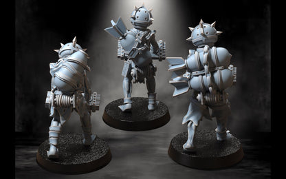 Pilgrims, 2nd March warband - 16x Grimdark Miniatures