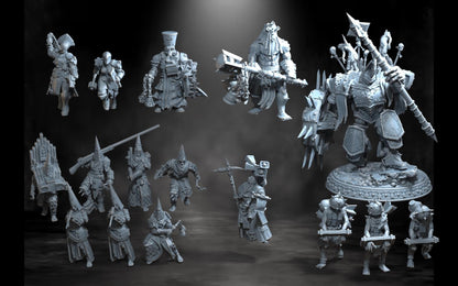 Pilgrims, 2nd March warband - 16x Grimdark Miniatures