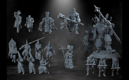 Pilgrims, 2nd March warband - 16x Grimdark Miniatures