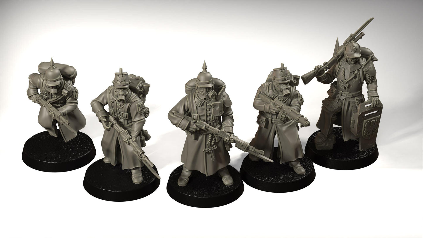 Army of the Empire -  21x Grimdark Miniatures - 3D printed Grimdark Miniature