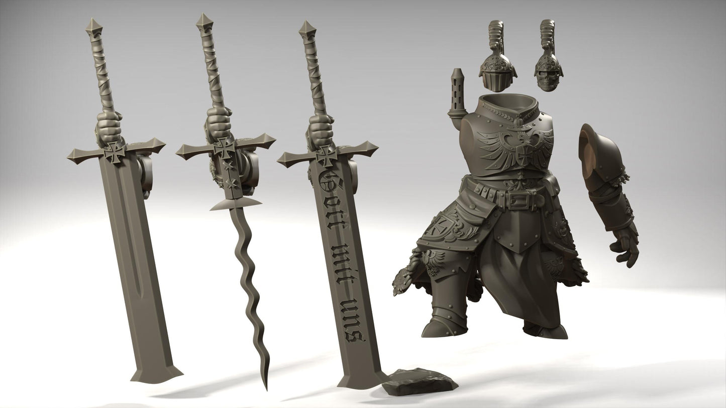 Army of the Empire -  21x Grimdark Miniatures - 3D printed Grimdark Miniature
