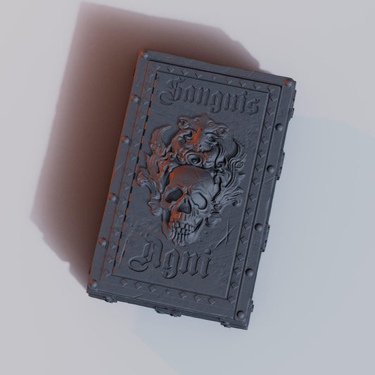 Trench Style Dice Box  -  Grimdark Trench Scenery  Tabletop Wargaming Centerpiece