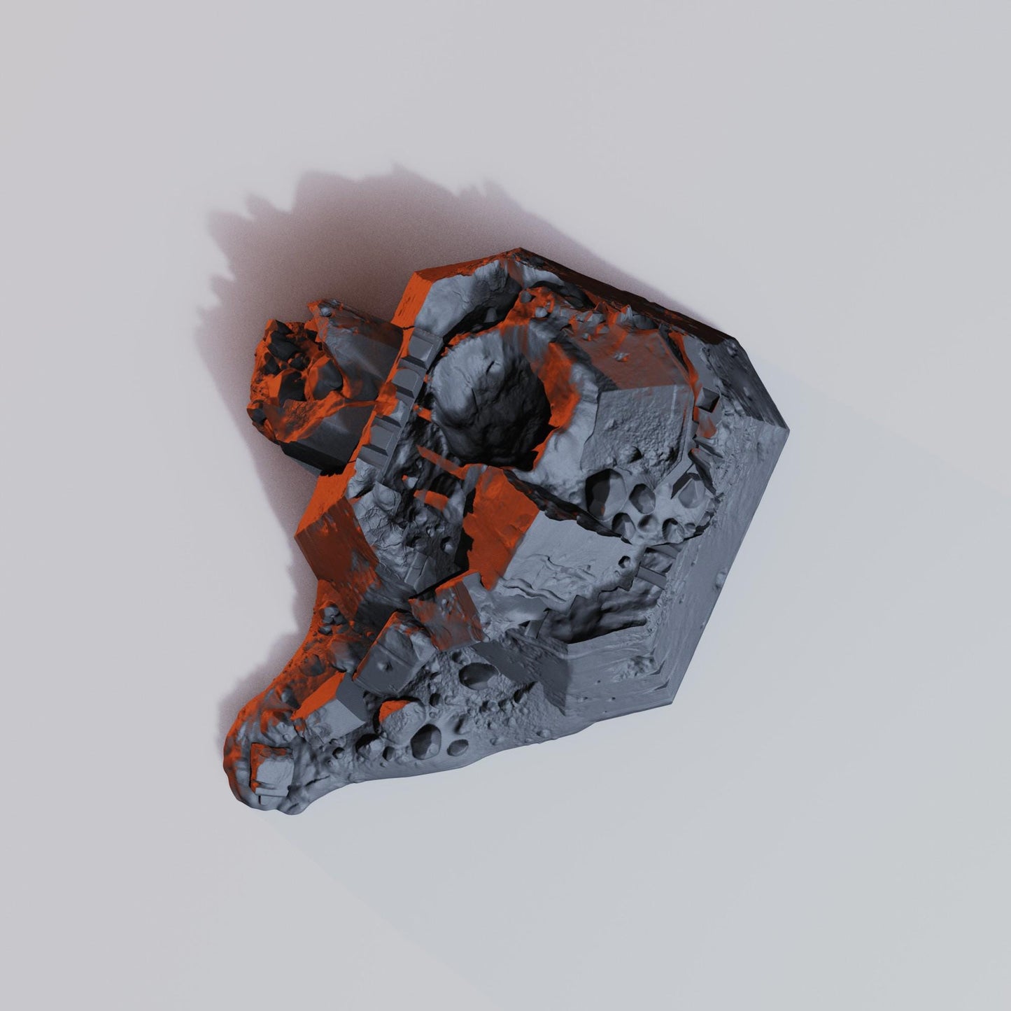 Trench Terrain Bunker Ruin -  Grimdark Trench Scenery  Tabletop Wargaming Centerpiece
