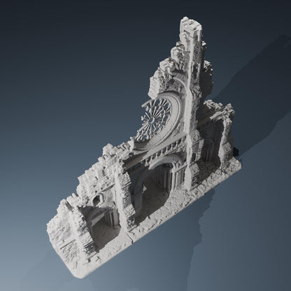 Temple ruins - Gate of the Church  28mm 32mm Wargaming Scenery  Tabletop Terrain - Diorama - Wargame peace