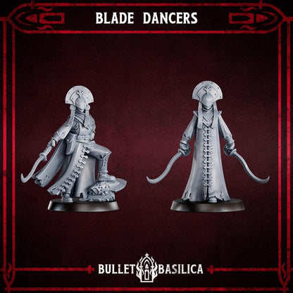 Crimson Hussars - Blade Dancers - 3D printed Grimdark Miniature