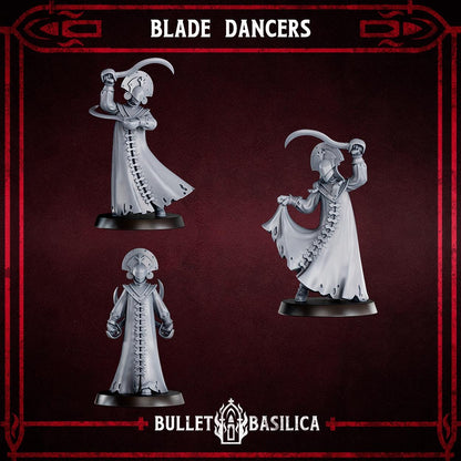 Crimson Hussars - Blade Dancers - 3D printed Grimdark Miniature