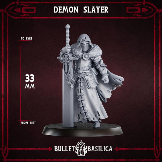 Crimson Hussars - Demon Slayer- compatible with Trench Crusade - Grimdark Miniatures - 32mm Wargaming - Tabletop Miniature
