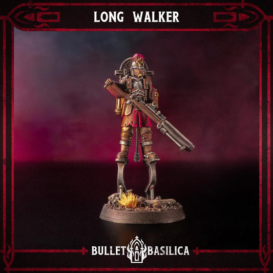 Crimson Hussars - Long Walker - compatible with Trench Crusade - Grimdark Miniatures - 32mm Wargaming - Tabletop Miniature