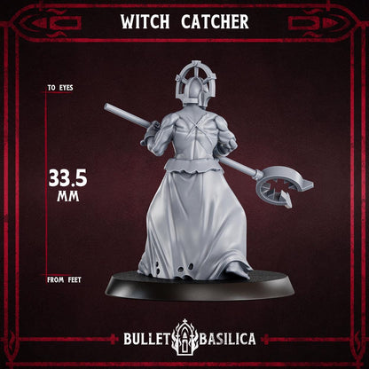 Crimson Hussars - Witch Catcher - Grimdark Miniatures - 32mm Wargaming - Tabletop Miniature