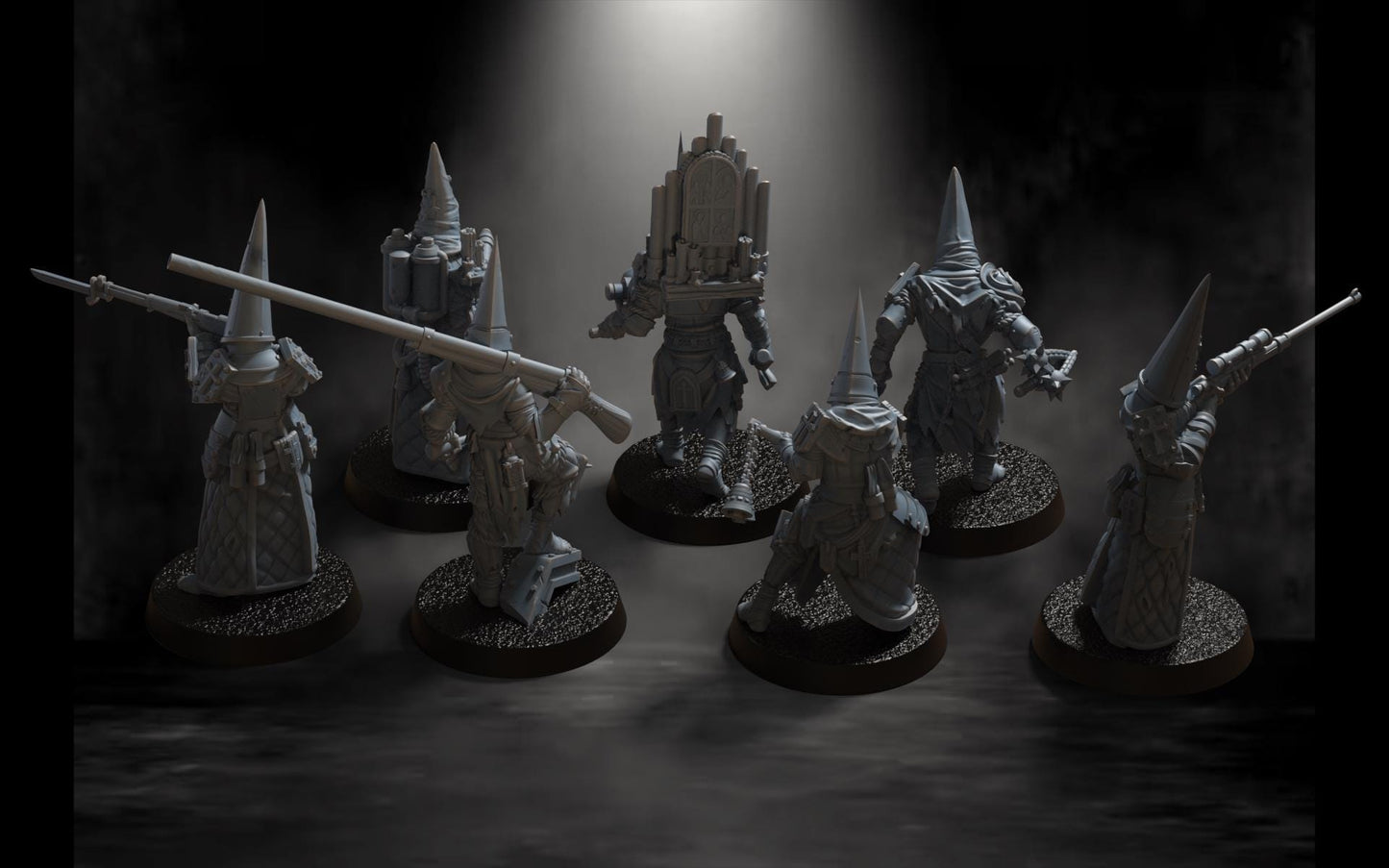 Pilgrims, 2nd March warband - 16x Grimdark Miniatures