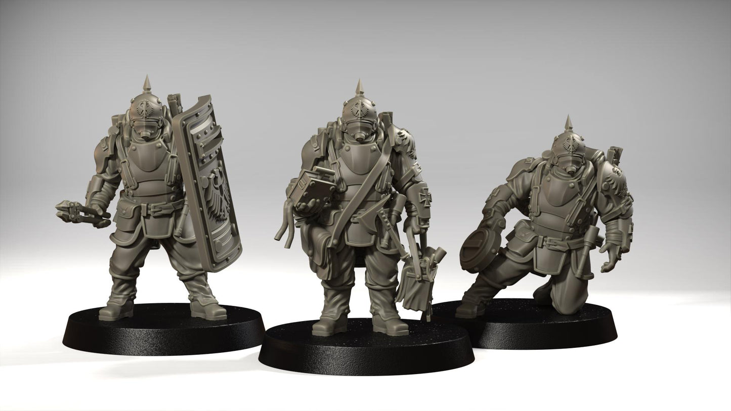 Army of the Empire -  21x Grimdark Miniatures - 3D printed Grimdark Miniature