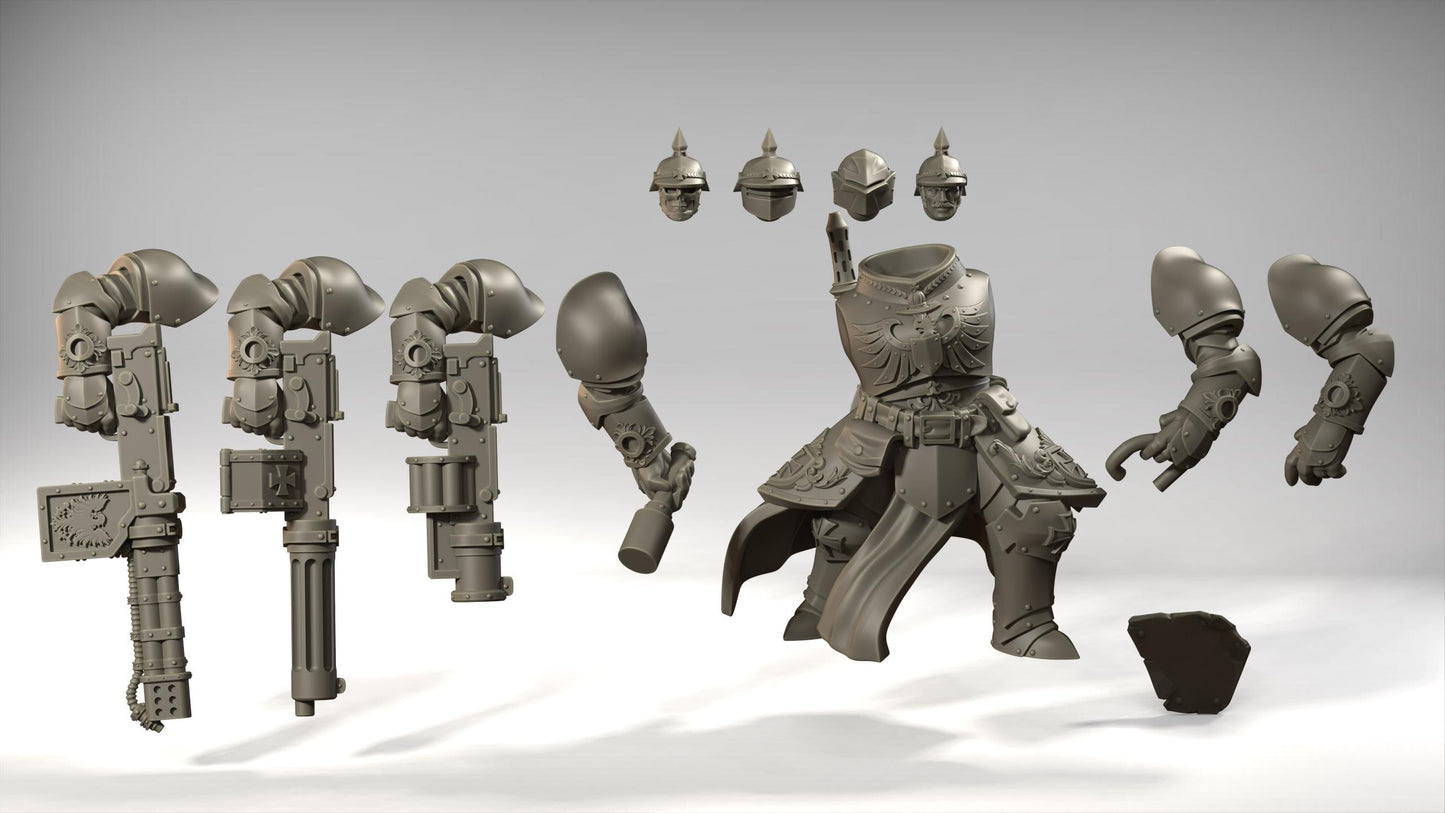 Army of the Empire -  21x Grimdark Miniatures - 3D printed Grimdark Miniature