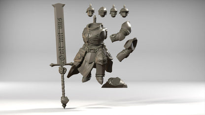 Army of the Empire -  21x Grimdark Miniatures - 3D printed Grimdark Miniature