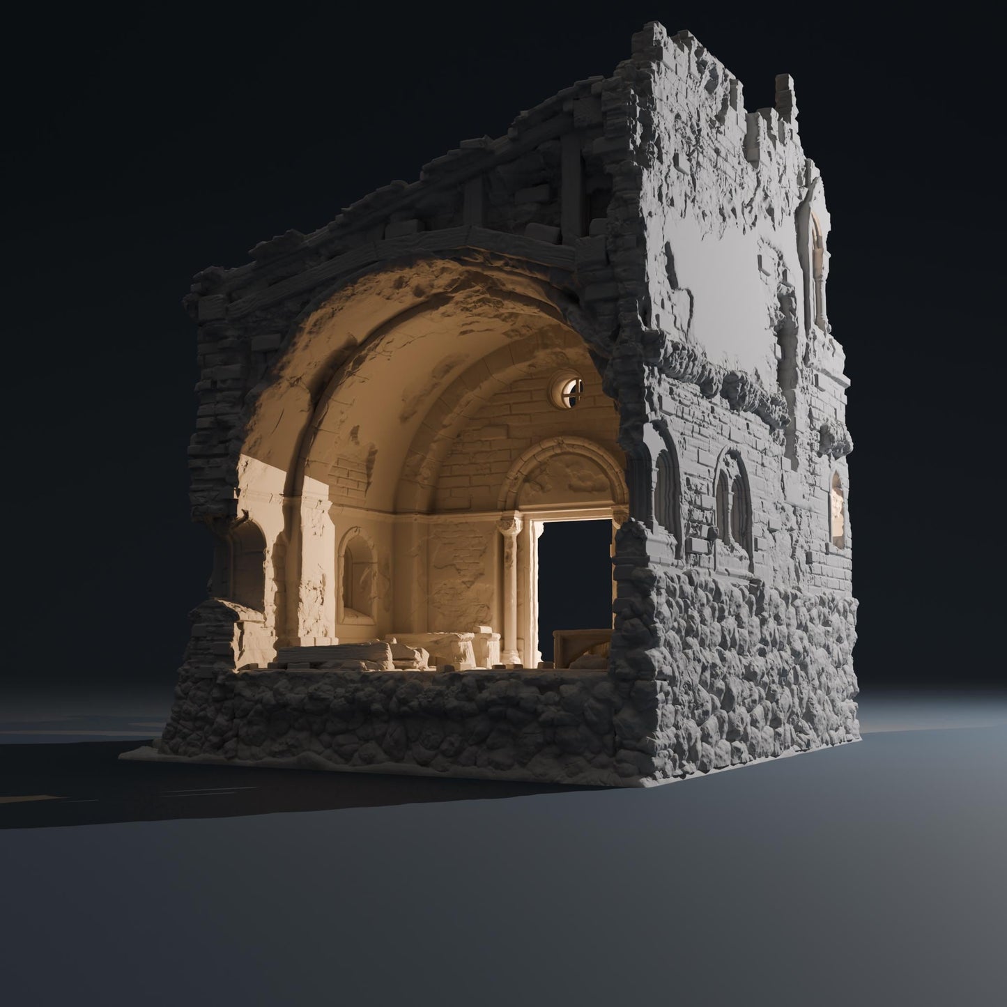 Temple ruins - Chapel ruin A by Hexbrick