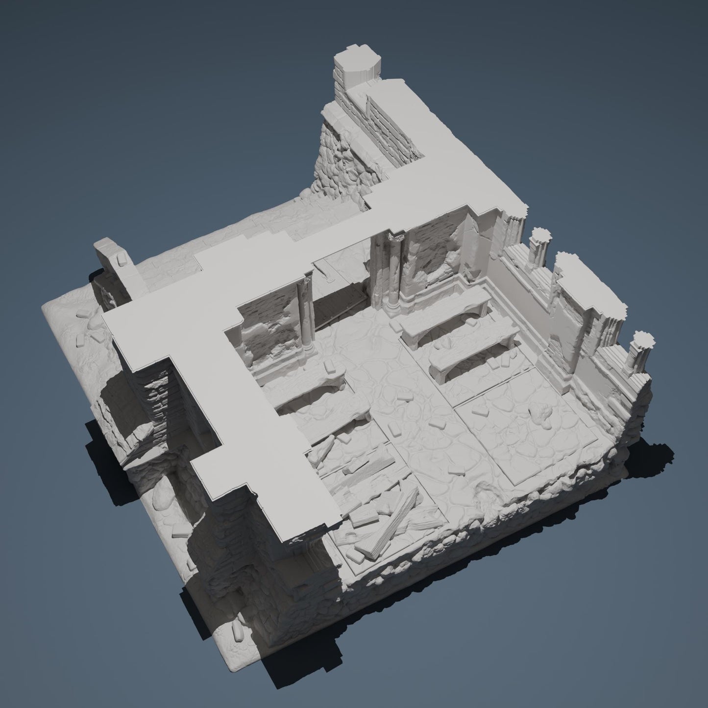 Temple ruins - Chapel ruin A by Hexbrick