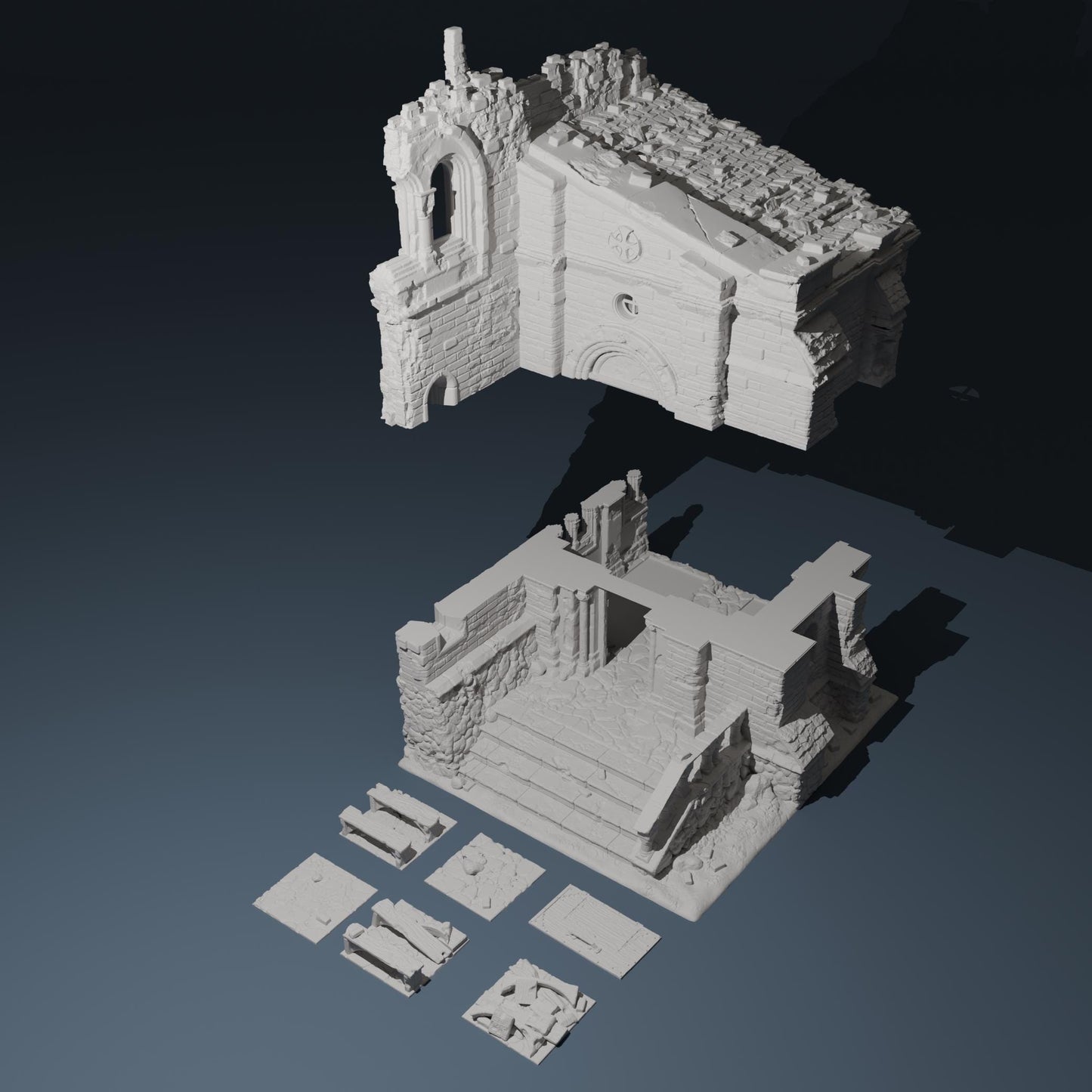 Temple ruins - Chapel ruin A by Hexbrick