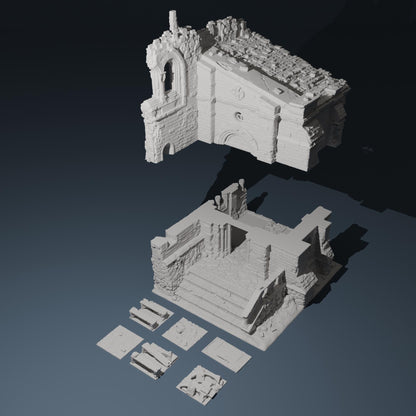 Temple ruins - Chapel ruin A by Hexbrick