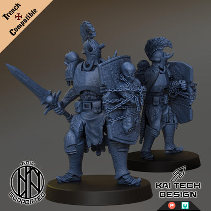 Heretic Legion Warband - 17x Grimdark Miniature - 3D printed Grimdark Miniature