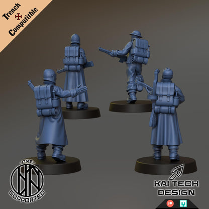 Holy Warband - 21x Grimdark miniature - 3D printed Grimdark Miniature