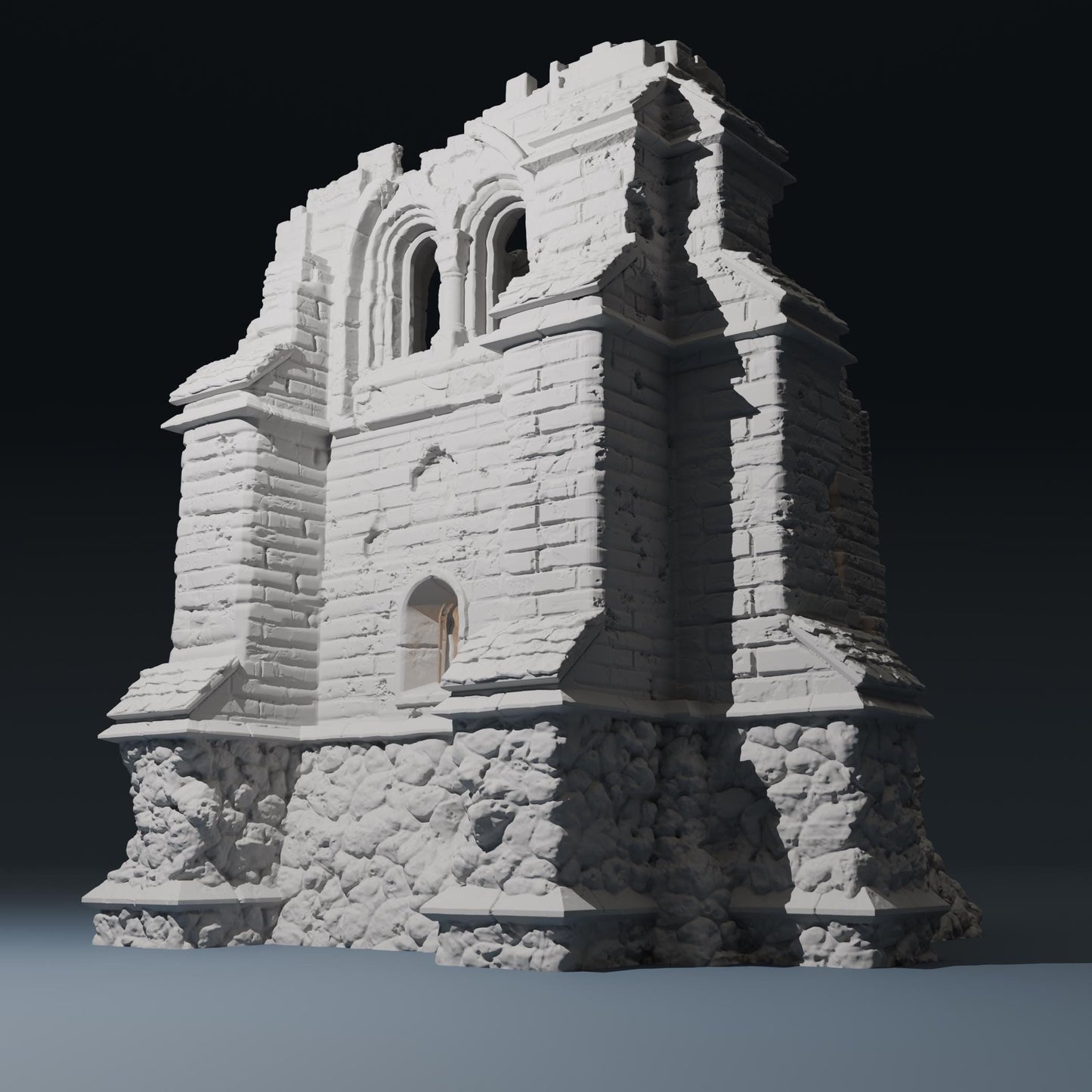 Temple ruins - Corner ruin B by Hexbrick