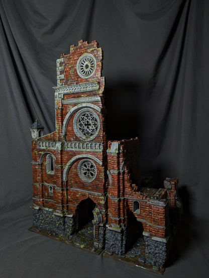 Temple ruins -  Transept tower - Hexbrick   Wargaming Scenery  Trench Terrain  Tabletop Diorama - Wargame peace