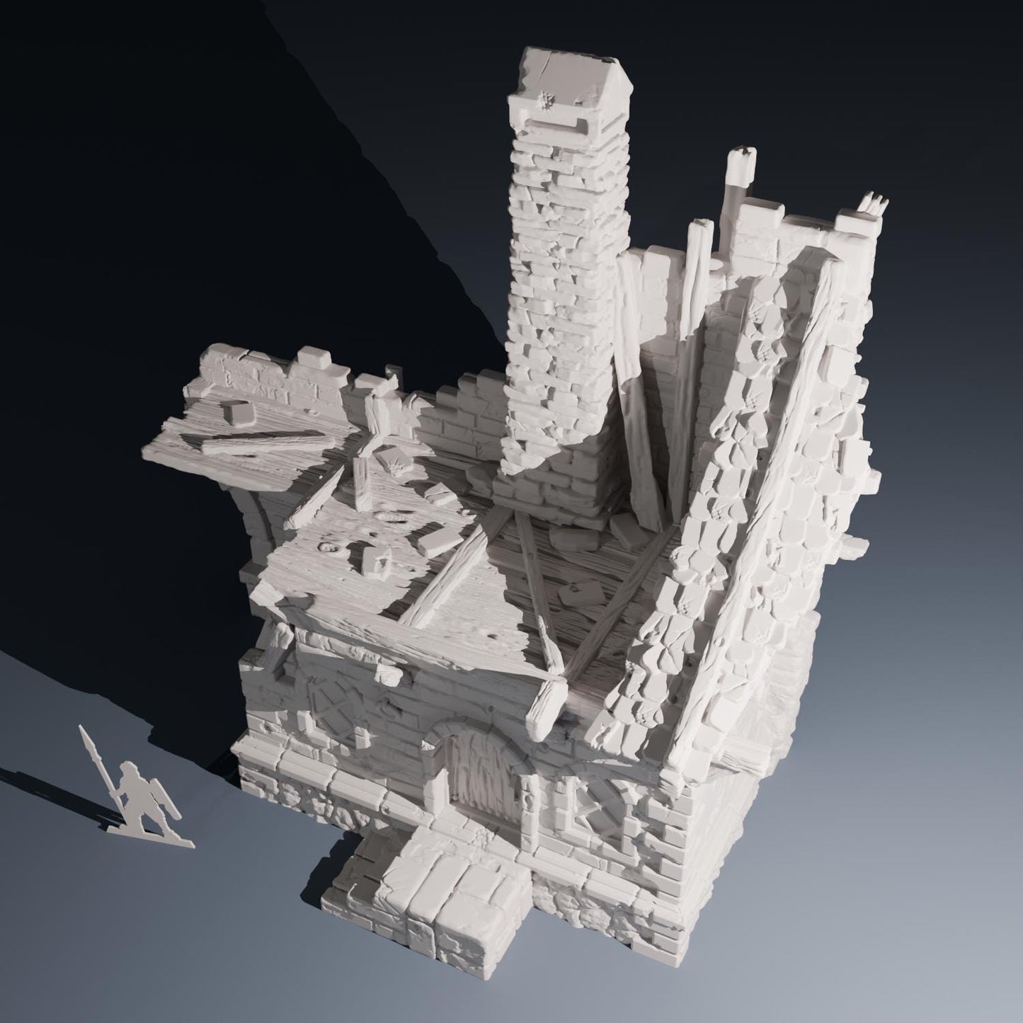 Ruined Houses by Hexbrick