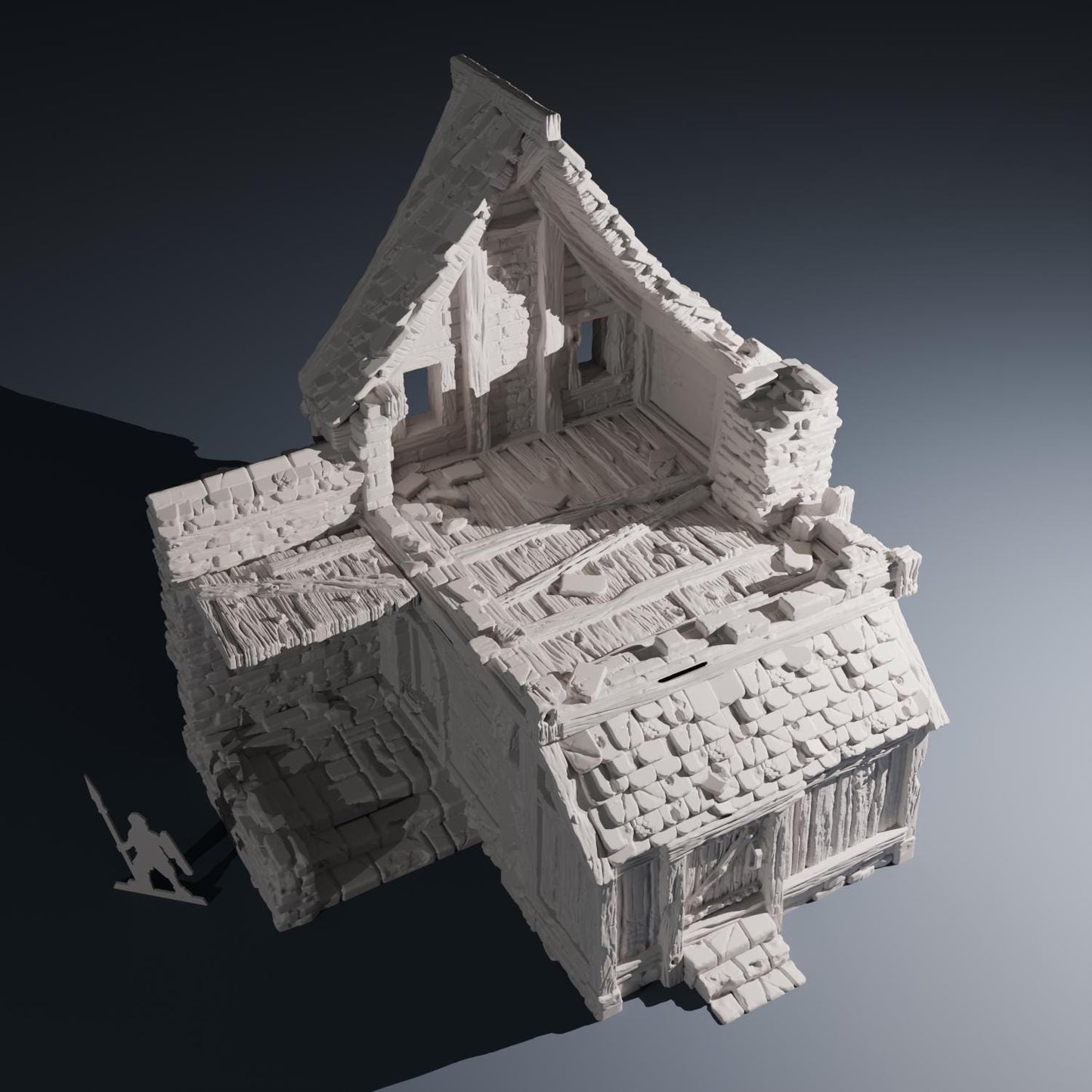 Ruined Houses by Hexbrick