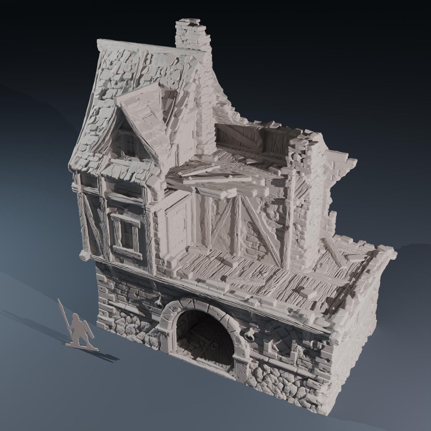 Ruined Houses by Hexbrick