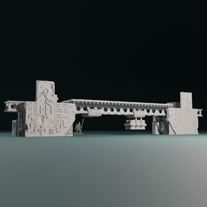 Kraken Redoubt - Heretic Naval Wharf Trenches by Hexbrick - Tabletop scenery