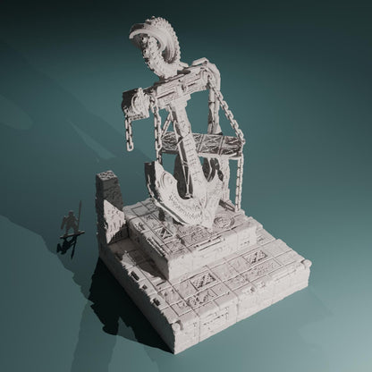 Kraken Redoubt - The Anchor - Hexbrick   Wargaming Scenery  Trench Terrain  Tabletop Diorama - Wargame peace