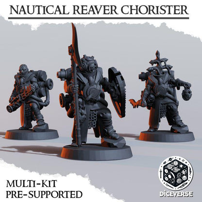 Naval Heretic Warband - Diceverse - 19x Grimdark Miniatures - 3D printed Grimdark Miniature