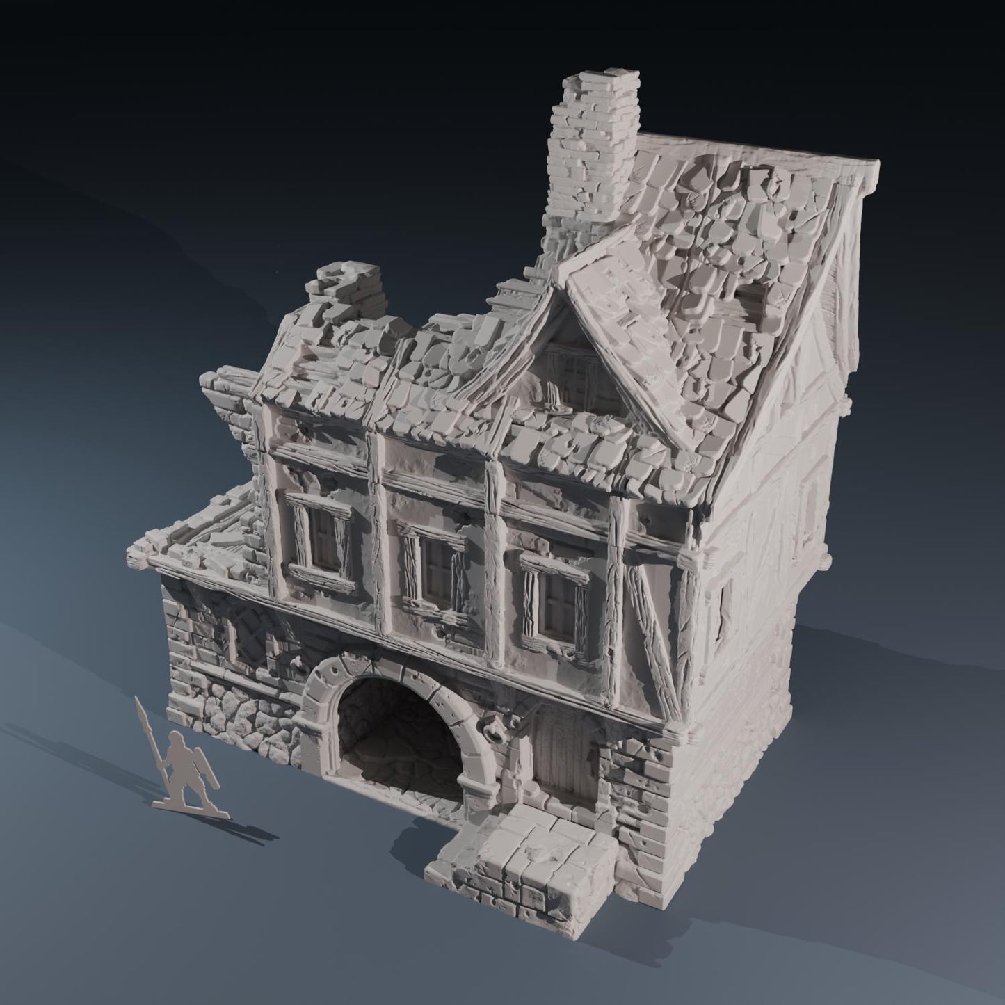 Ruined Houses by Hexbrick