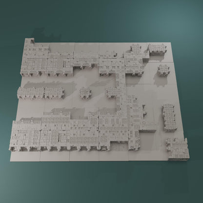 Kraken Redoubt - Heretic Naval Wharf Trenches by Hexbrick - Tabletop scenery